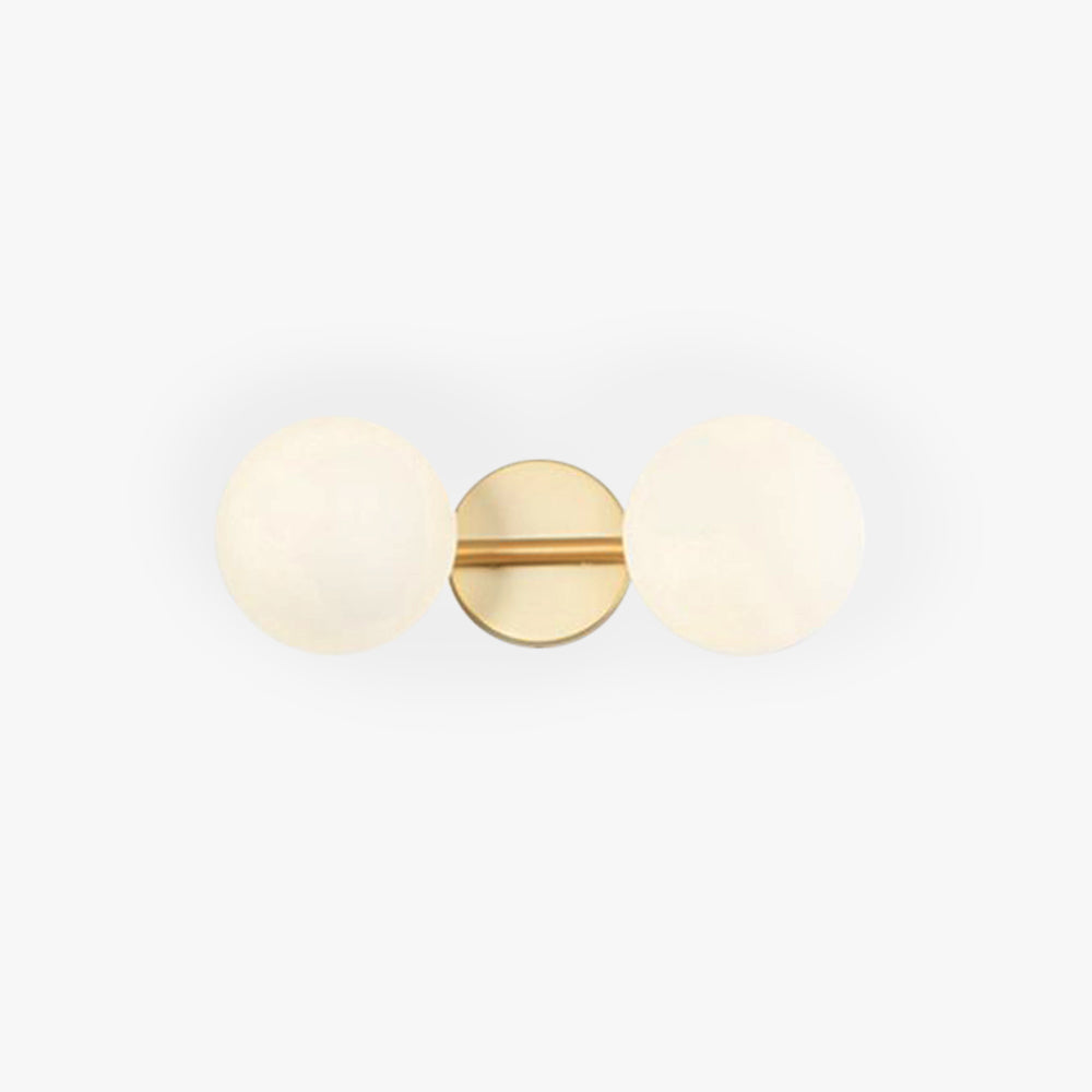 Modern Glass Dome Wall Sconce for Bathroom Vanity – Metal & Glass Finish – LED Lighting for Hallways & Kitchens | Lonoma
