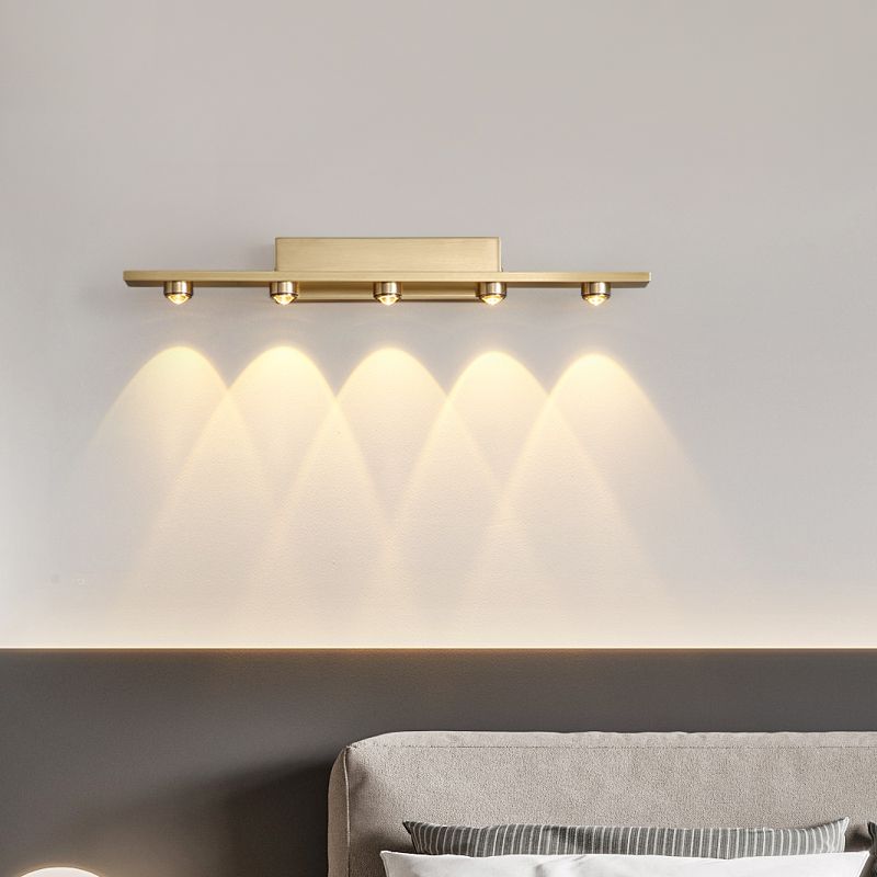 Modern Wave-Textured Acrylic Wall Sconce for Bedroom, Bathroom & Living Room | Warm LED Vanity Light Fixture in Metal Frame | Hardwired | Lonoma