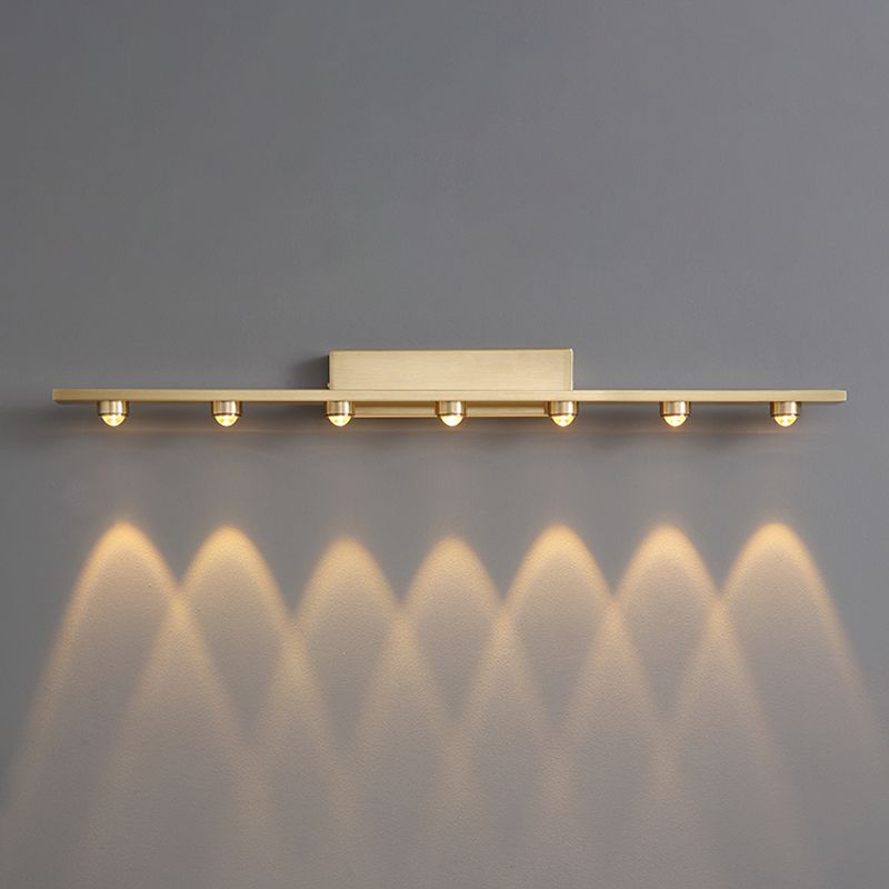 Modern Wave-Textured Acrylic Wall Sconce for Bedroom, Bathroom & Living Room | Warm LED Vanity Light Fixture in Metal Frame | Hardwired | Lonoma