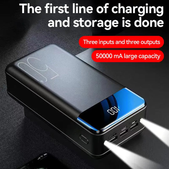 100000mAh Portable Charger Fast Charging USB-C Power Bank for Laptops Phones Tablets Travel Emergency Backup Battery Pack | Lonoma