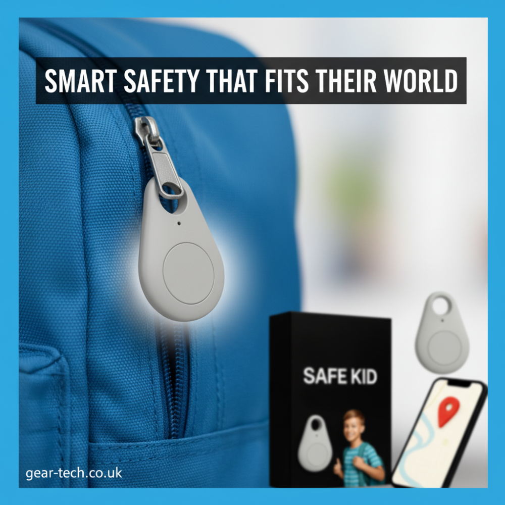 Kids GPS Tracker Waterproof with Real-Time Location & Emergency Alert Button for Children's Safety | Lonoma