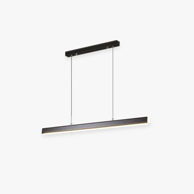 Adjustable Linear LED Pendant Light Metal Acrylic Fixture for Kitchen Island Dining Room Modern Hanging Ceiling Lamp Dimmable 3-Color | Lonoma