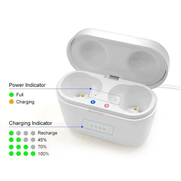 Rechargeable Hearing Amplifier with Crystal-Clear Sound & All-Day Comfort for Moderate Hearing Loss | Lonoma