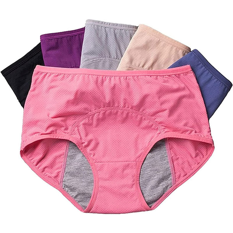 High-Waisted Leak-Proof Period Underwear for Women, Absorbent Washable Reusable Briefs for Heavy Flow, Postpartum & Light Bladder Leaks | Lonoma