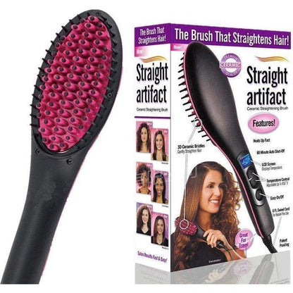 Straight Artifact LCD Hair Straightening Brush_4