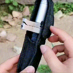 Collapsible Steel Walking Stick Auto-Deploy Button Compact Travel Cane Non-Slip Handle Outdoor Safety Support | Lonoma