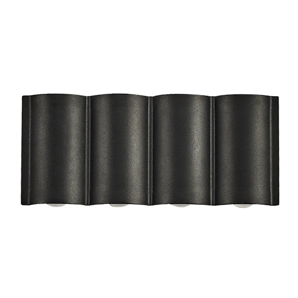 Modern LED Outdoor Wall Sconce – Black Aluminum Waterproof Fixture for Porch, Patio & Entryway Lighting | Lonoma