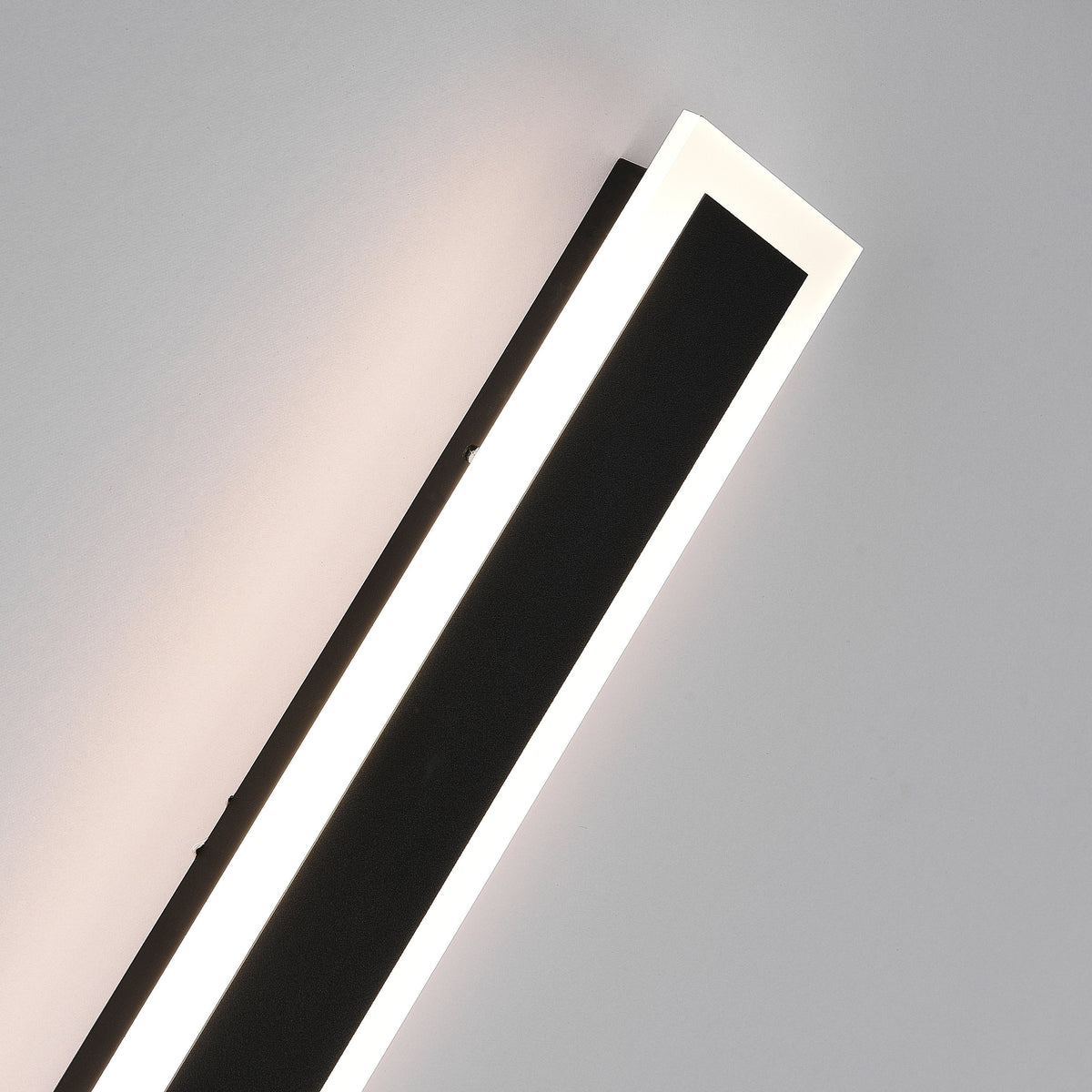 IP65 Waterproof LED Outdoor Wall Sconce Metal Acrylic Panel Black Fixture 12W-60W for Patio Garden Entry Walkway Exterior Lighting | Lonoma