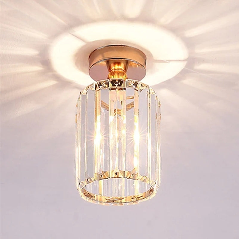 Flush Mount LED Ceiling Light Dimmable 3-Color Metal Acrylic Fixture for Bedroom Living Room Study Modern Indoor Lighting | Lonoma