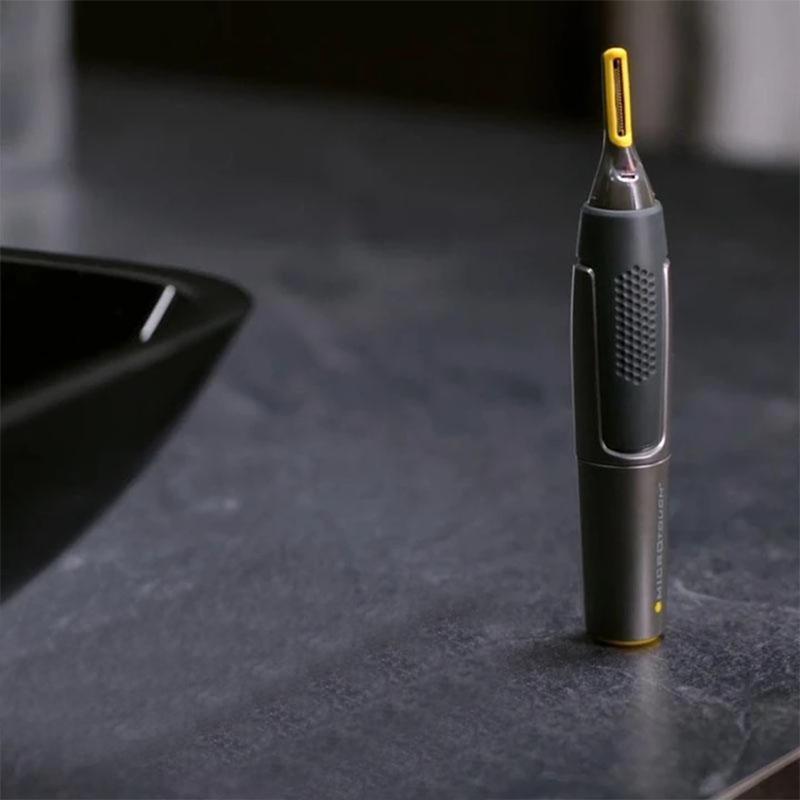 Nose Hair Trimmer with LED Light for Ears Eyebrows – Titanium Stainless Steel Blade, Ergonomic Grooming Tool for Men Women | Lonoma