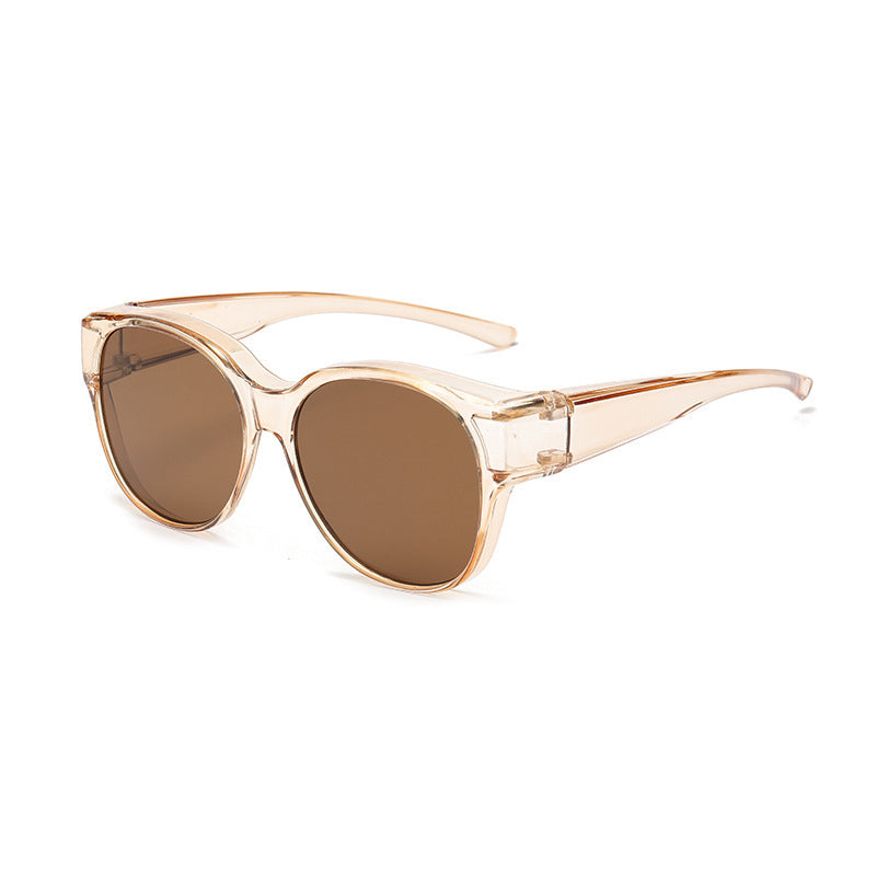 Polarized Fit-Over Sunglasses with UV400 Protection Cat-Eye Style for Prescription Glasses Wearers Women Men | Lonoma