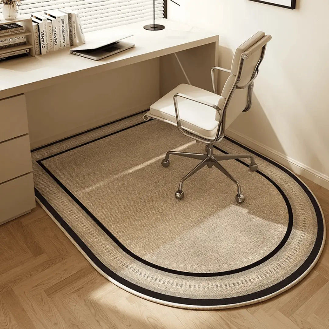 Office Chair Mat for Hard Floors with Non-Slip Backing | Desk Floor Protector for Home Office | Rolling Chair Pad for Carpet & Hardwood | Lonoma