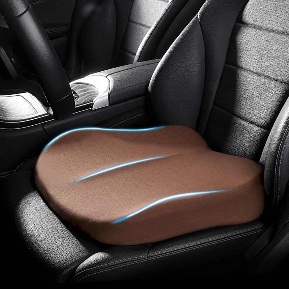 Memory Foam Seat Cushion for Cars – Lift Support Pad for Better Visibility & Posture | Lonoma