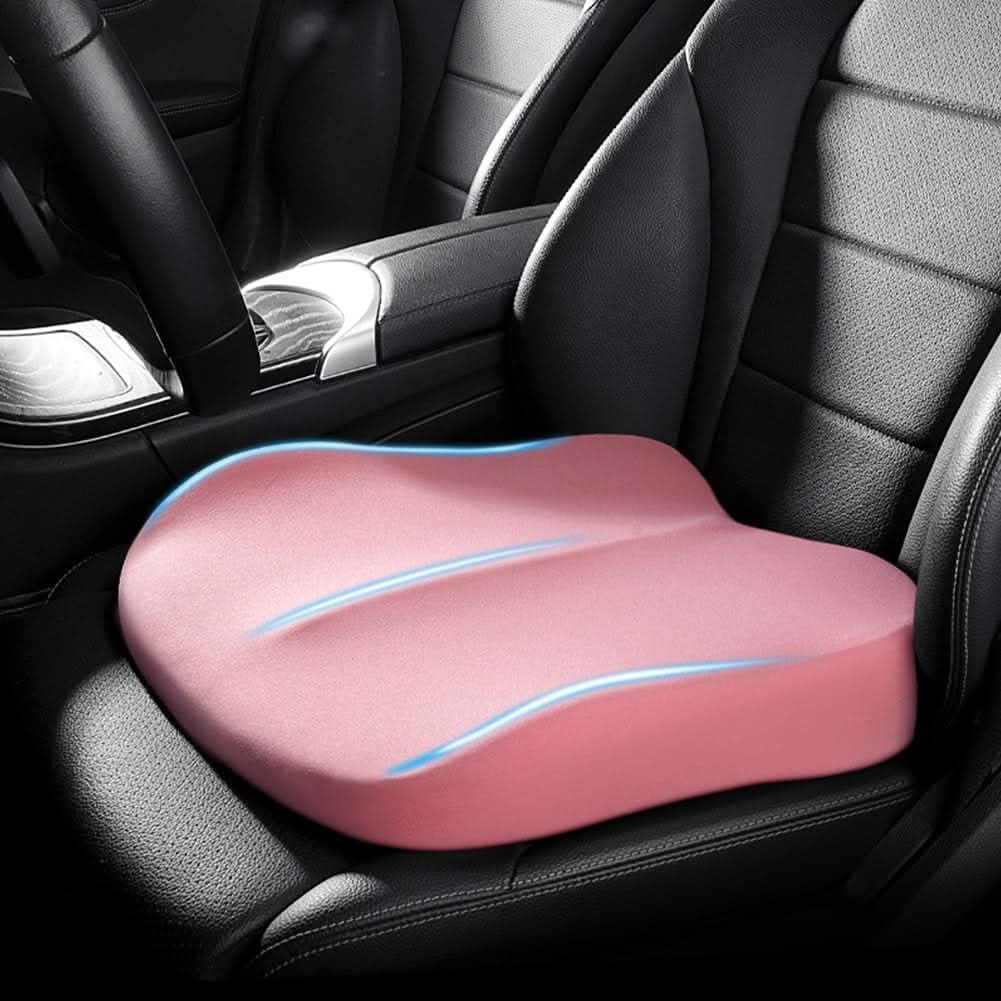 Memory Foam Seat Cushion for Cars – Lift Support Pad for Better Visibility & Posture | Lonoma