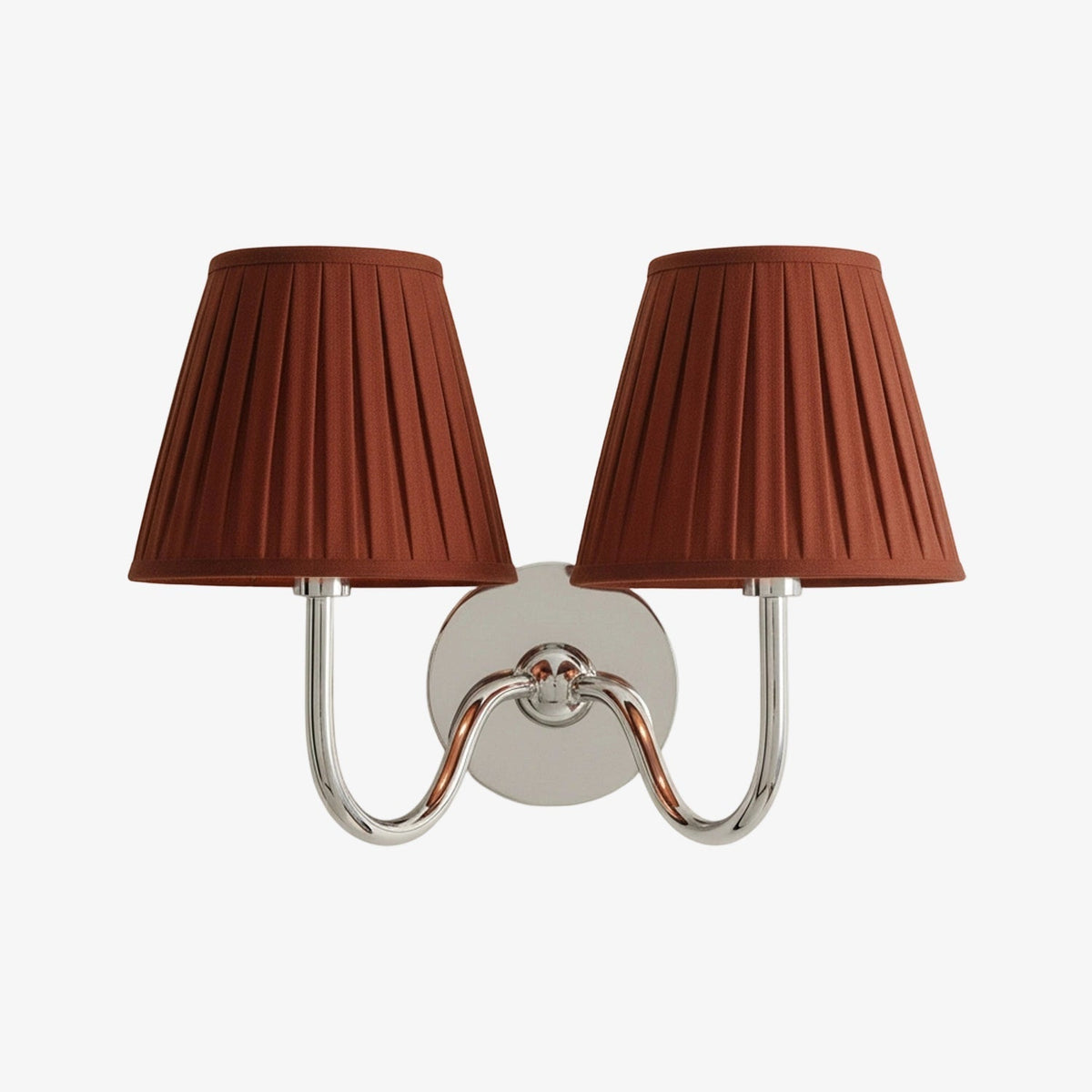 Fabric Shade Wall Sconce with Metal Backplate – E12 Socket Hardwired Light for Bedroom Hallway Dining Room Foyer – Dimmable Indoor Lighting | Lonoma