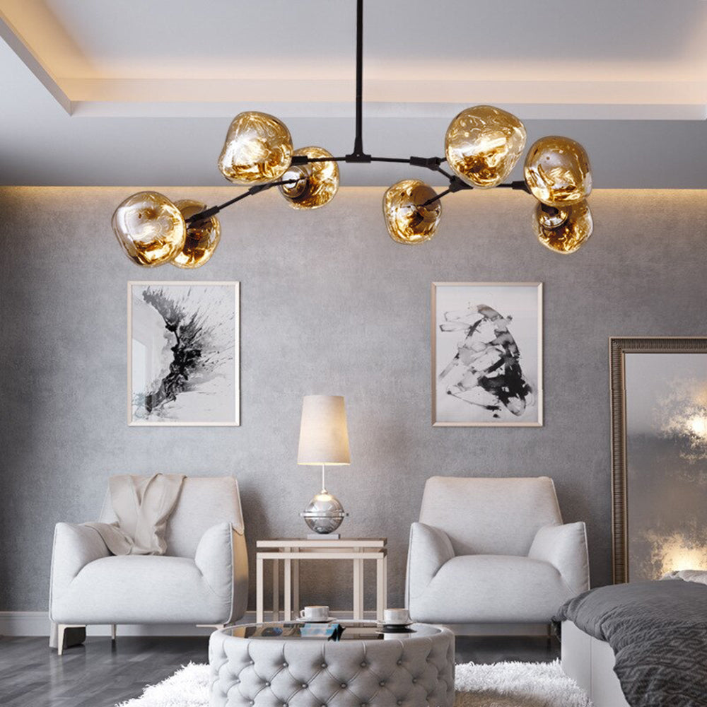 Globe Pendant Light 3 6 8 Bulb Modern Glass Sphere Hanging Ceiling Fixture Dining Kitchen Island | Lonoma