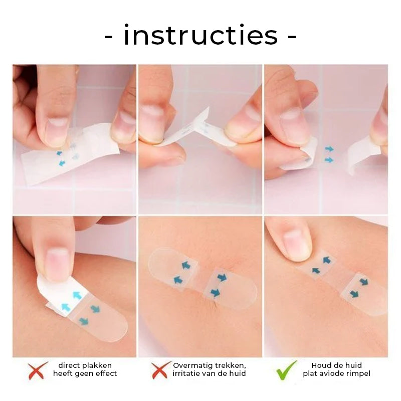 Invisible Face Lifting Tape 40 Strips Clear Skin-Safe Anti-Wrinkle Tightening V-Shape Contouring Non-Surgical Facelift Adhesive Strips for | Lonoma