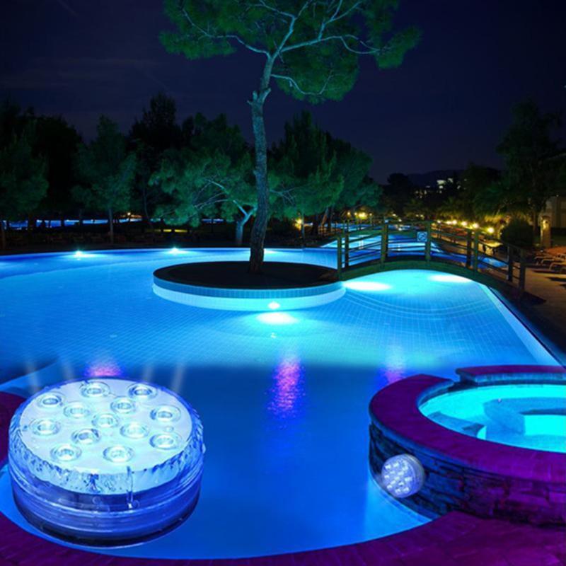 Underwater LED Light Suction Cup Pool Spa Aquarium Waterproof Submersible Multicolor Lighting for Swimming Pools Hot Tubs Fish Tanks | Lonoma