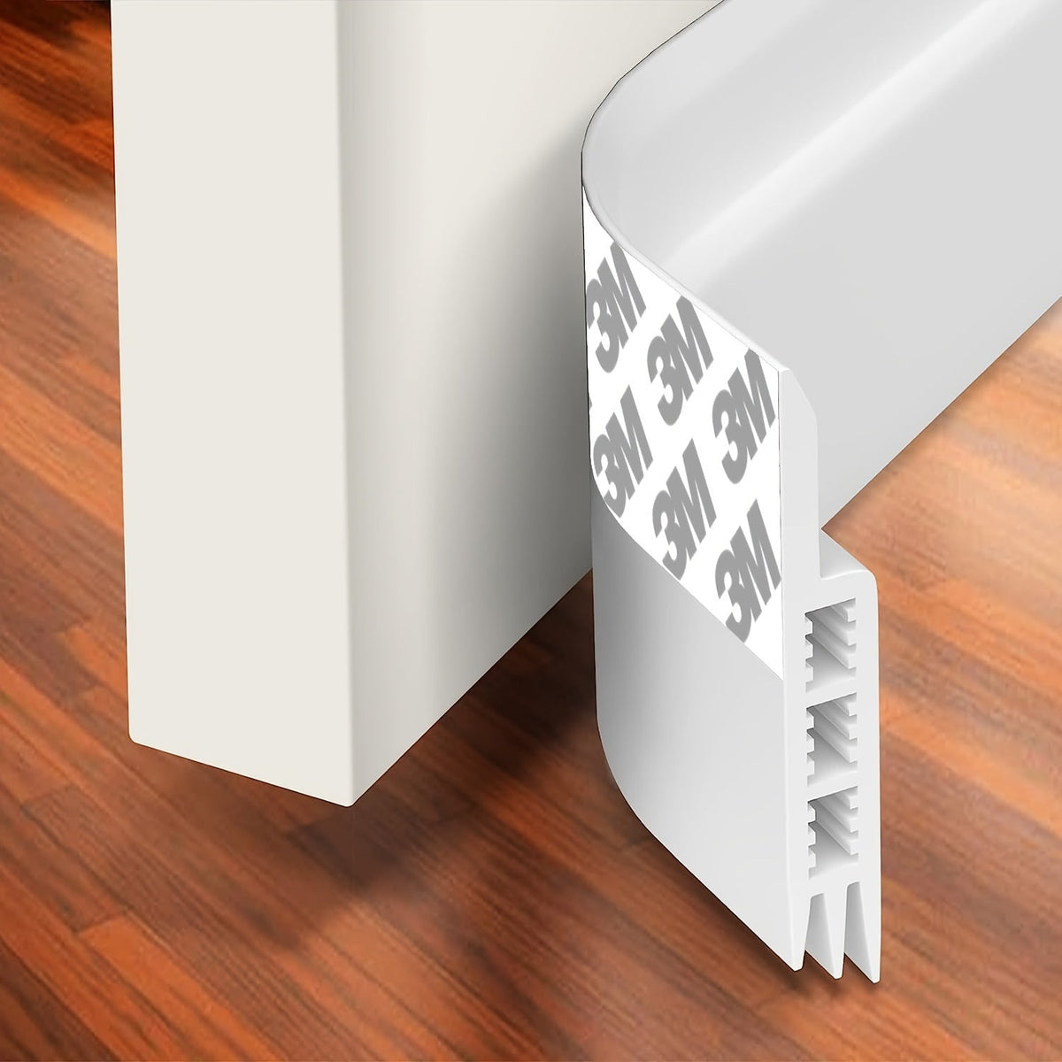 Door Draft Stopper Silicone Strip 39 Inch Self-Adhesive Soundproof Weather Seal Energy Saving Home Insulation | Lonoma