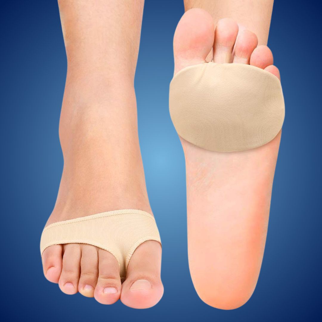 Forefoot Cushion Pads for Ball of Foot Pain Relief | Soft Gel Inserts for Shoes | Metatarsal Support Pads for Walking Running Standing | Lonoma