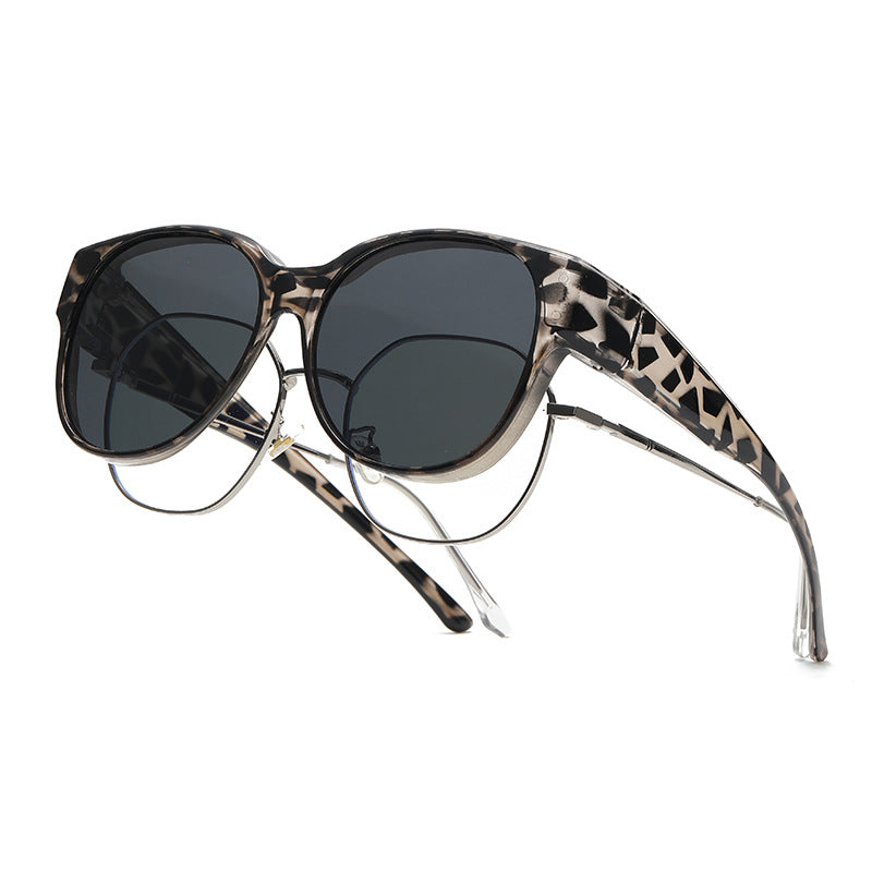 Polarized Fit-Over Sunglasses with UV400 Protection Cat-Eye Style for Prescription Glasses Wearers Women Men | Lonoma