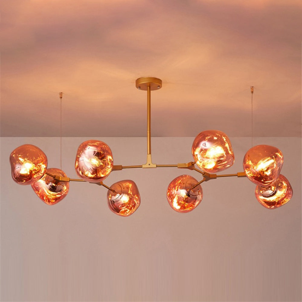 Globe Pendant Light 3 6 8 Bulb Modern Glass Sphere Hanging Ceiling Fixture Dining Kitchen Island | Lonoma