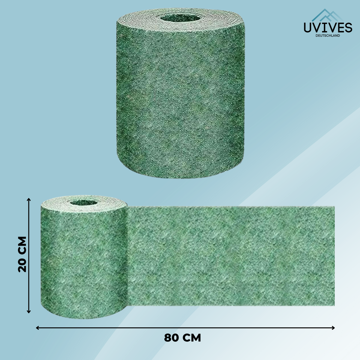 Biodegradable Grass Seed Mat for Quick Lawn Growth - Easy Roll-Out Lawn Solution for Garden & Yard - Wind and Water Resistant | Lonoma