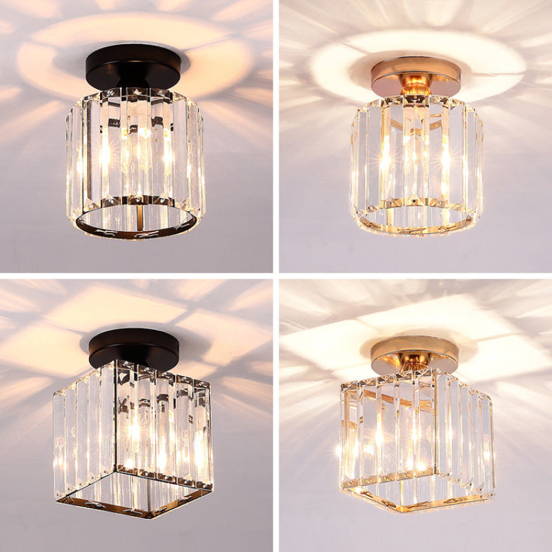 Flush Mount LED Ceiling Light Dimmable 3-Color Metal Acrylic Fixture for Bedroom Living Room Study Modern Indoor Lighting | Lonoma