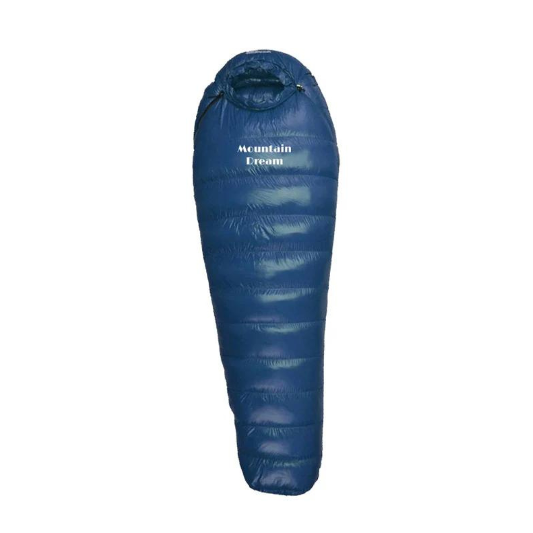 Lightweight Down Sleeping Bag for Camping & Backpacking – 4-Season Insulation with Adjustable Hood & Foot Box | Lonoma
