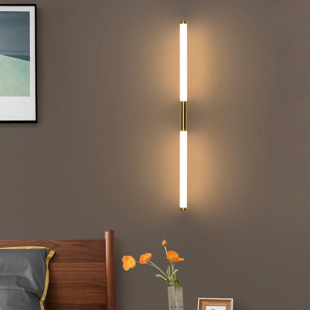 Sleek LED Vanity Light with Acrylic Shade - Hardwired Bathroom Mirror Fixture - Metal & Polycarbonate Construction - 110-240V - IP44 Rated | Lonoma