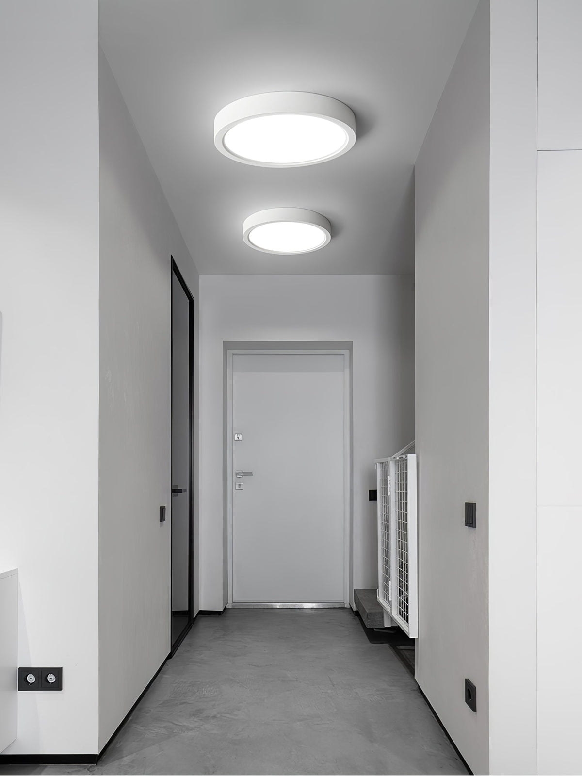 Ultra-Slim LED Flush Mount Ceiling Light – Modern Round Design, Dimmable, Low Profile – For Kitchen, Bedroom, Hallway | Lonoma