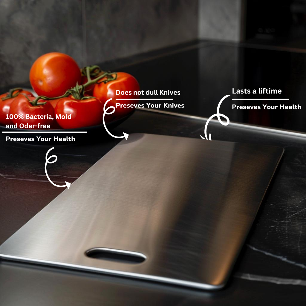 Antibacterial Cutting Board, Dishwasher Safe Non-Porous BPA-Free Chopping Board for Kitchen Meat, Veggies & Daily Meal Prep | Lonoma