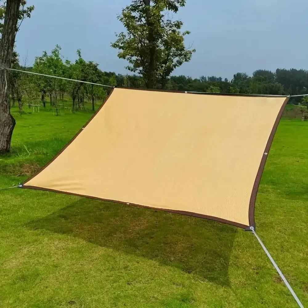Rectangular Sun Shade Sail, Beige HDPE, 90% UV Block, Breathable Shade Cloth for Patio, Garden, Balcony, Pergola & Deck | Lonoma