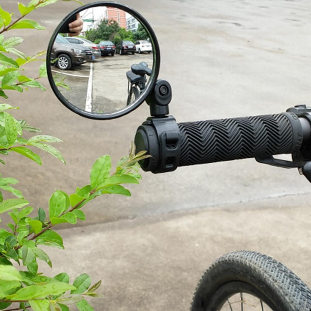 Bike Handlebar Mirror, 360° Adjustable Rearview Safety Mirror for Mountain, Road & City Bikes, Fits 7/8 to 1-1/4 in Bars | Lonoma