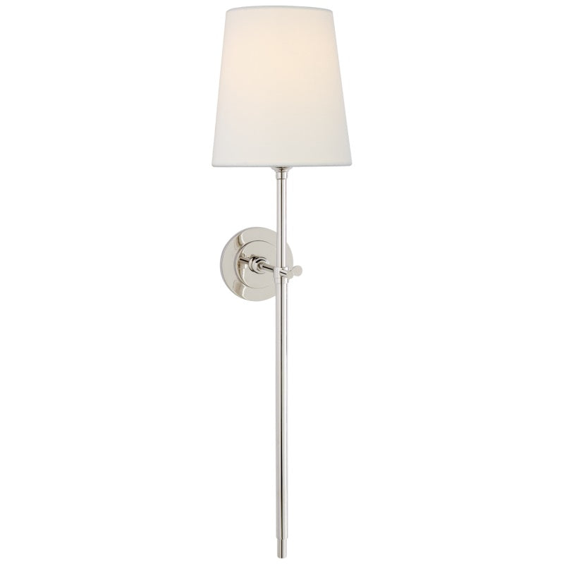 Hardwired Sconce with Fabric Shade Brass Nickel Black Finish for Bedroom Dining Room Hallway Classic Modern Ambient Lighting | Lonoma