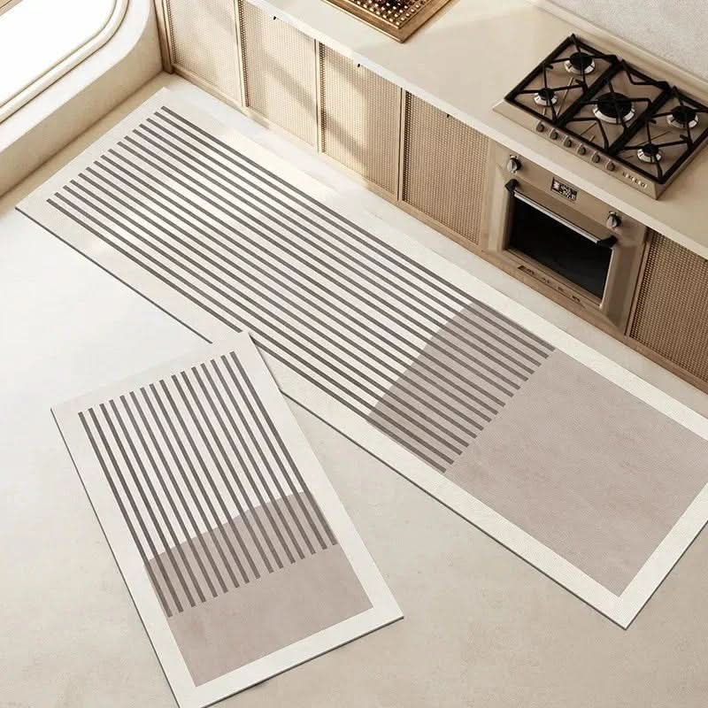 Non-Slip Kitchen Mat Cushioned Foam Relief for Feet Back Joints Waterproof Easy Clean Modern Design 5 Sizes for Home Cooking Area Floor | Lonoma