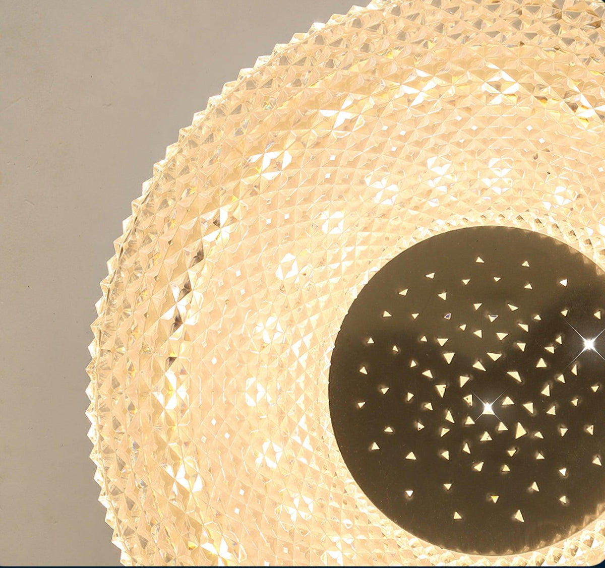 Modern LED Flush Mount Ceiling Light Fixture Acrylic Diffuser Round Panel for Bedroom Entryway Hallway Contemporary Design Gold White | Lonoma