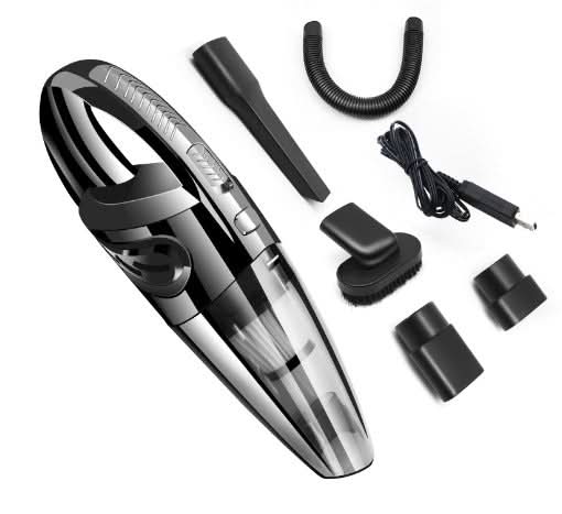 Cordless Handheld Vacuum 120W, Wet & Dry Rechargeable Mini Vacuum Cleaner for Car, Home, Kitchen, Office, Couch & Stairs | Lonoma