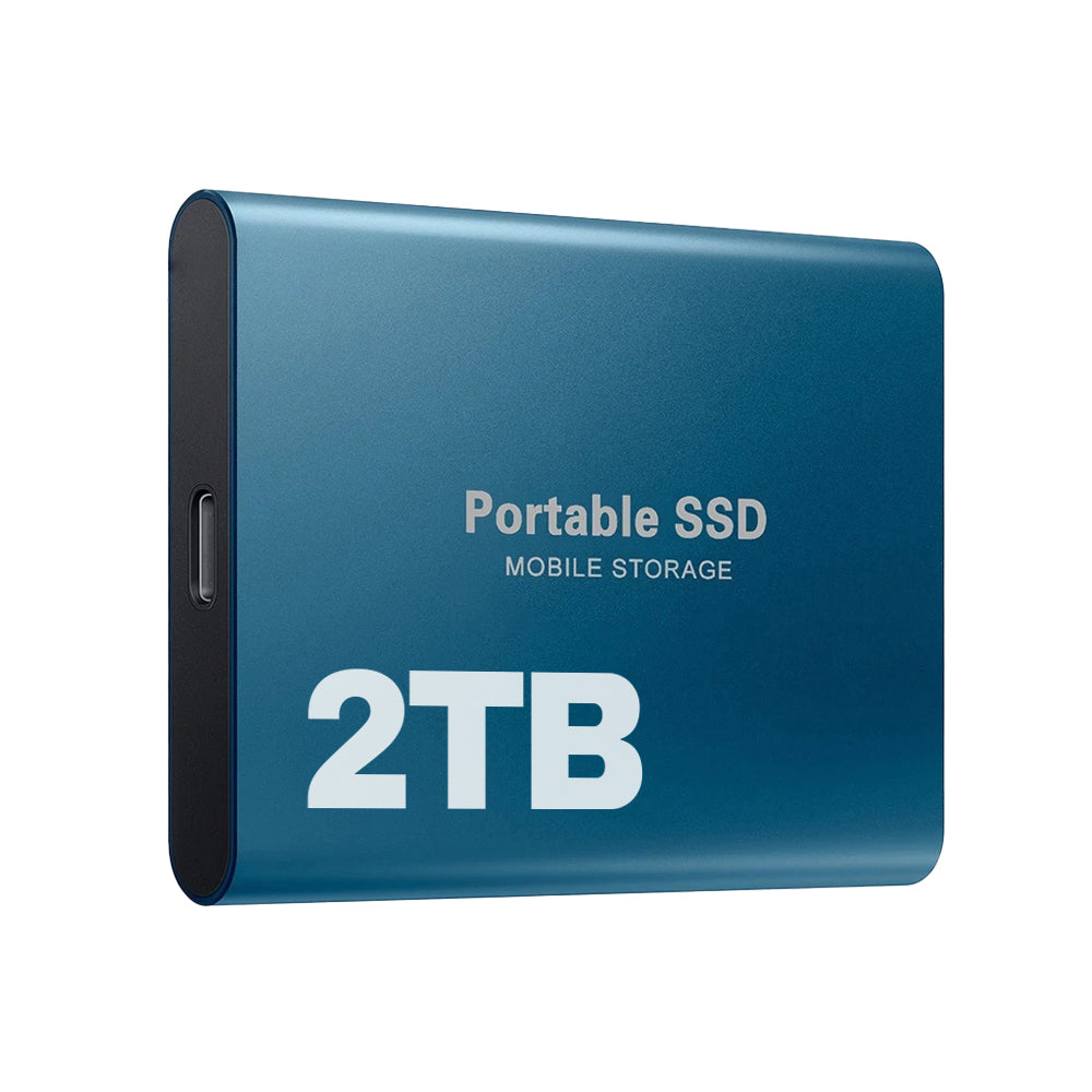 2TB Portable Solid State Drive USB-C External Storage for Laptops Computers High-Speed Data Backup Photography Students | Lonoma