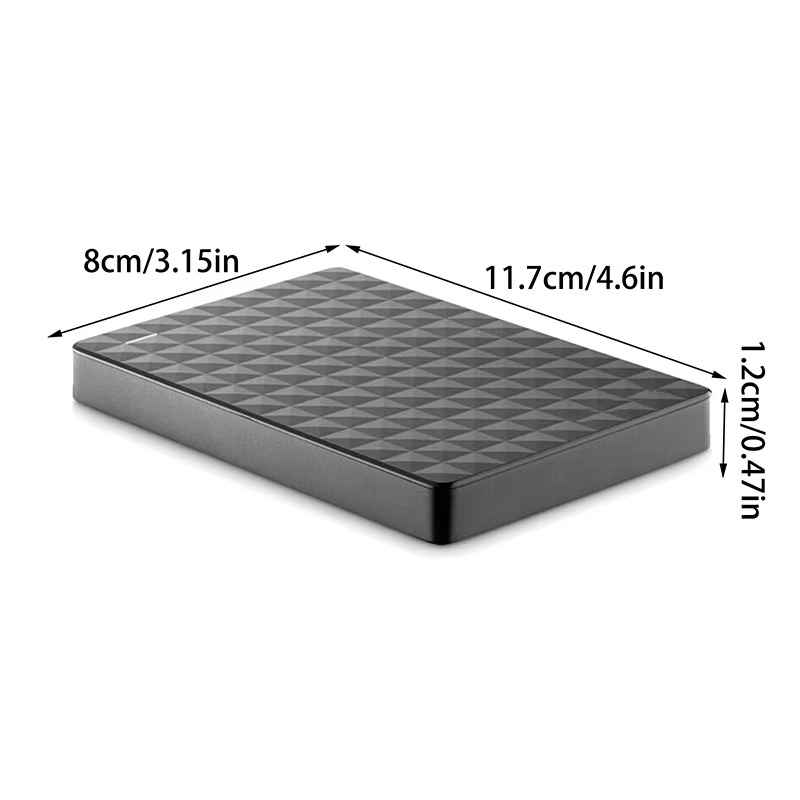 8TB Portable External Hard Drive USB 3.0 High-Speed Storage for Backup Photos Videos Documents File Management | Lonoma