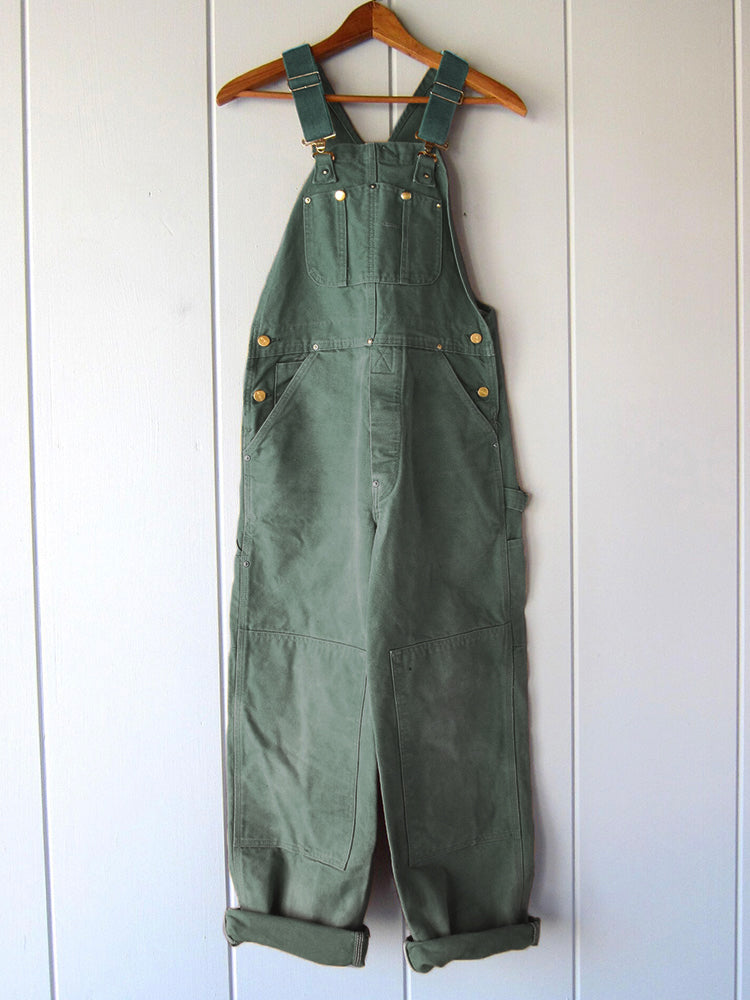 Heavy-Duty Cotton Work Overalls with Adjustable Suspenders for Men – Reinforced Bib Overalls for Construction, Carpentry, Farming & DIY | Lonoma