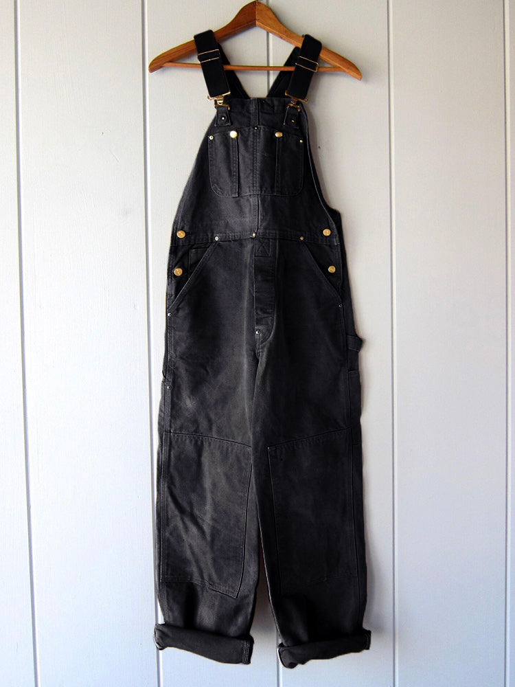 Heavy-Duty Cotton Work Overalls with Adjustable Suspenders for Men – Reinforced Bib Overalls for Construction, Carpentry, Farming & DIY | Lonoma