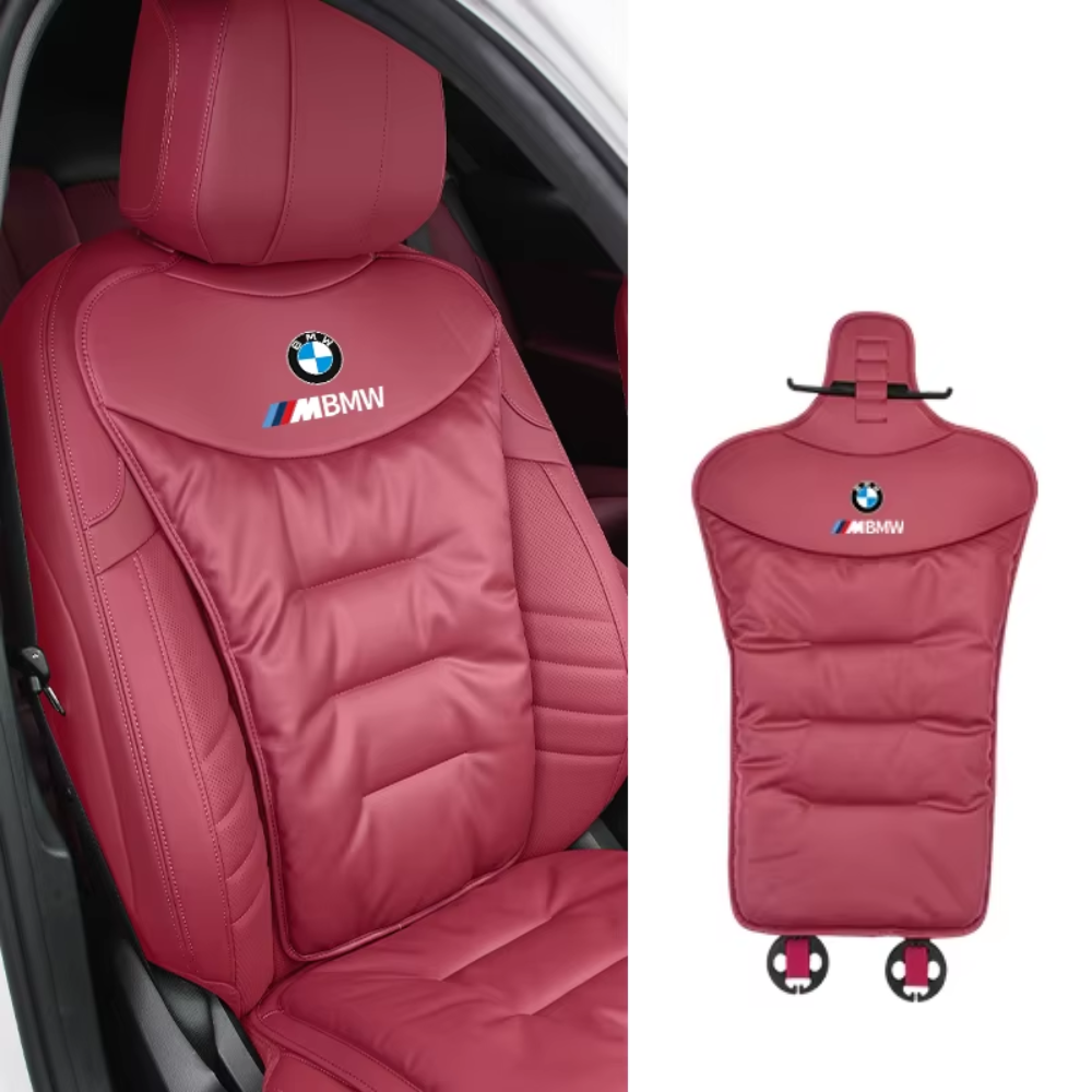 Contoured Lumbar Support Car Seat Cushion for Pain Relief & Better Posture on Long Drives | Breathable Memory Foam Pillow with Washable | Lonoma