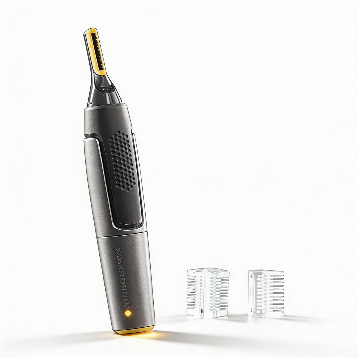 Nose Hair Trimmer with LED Light for Ears Eyebrows – Titanium Stainless Steel Blade, Ergonomic Grooming Tool for Men Women | Lonoma