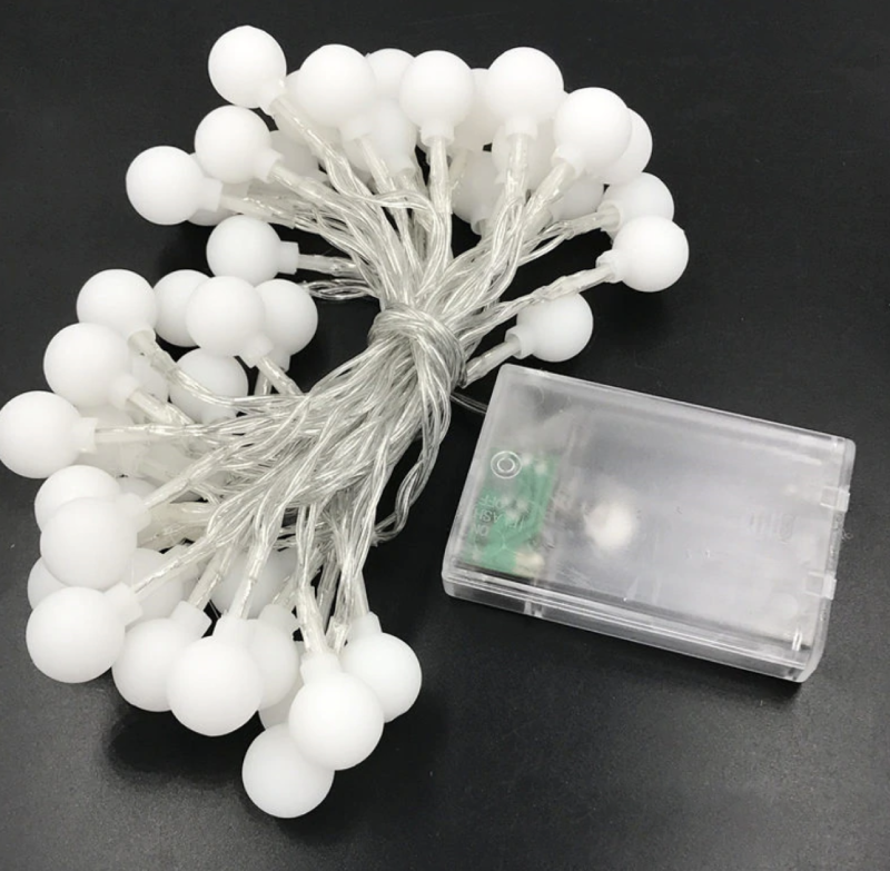 LED String Lights Decorative Globe Star Flower Snowflake Battery or Plug-In Warm White Cool White Indoor Outdoor Fairy Lights for Bedroom | Lonoma