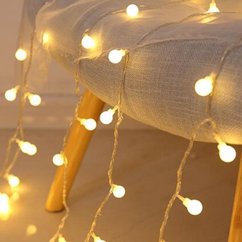 Fairy String Lights LED Battery or Plug-In, Warm White Star, Flower, Ball Decorative Lights for Bedroom, Patio, Party & Holiday Decor | Lonoma