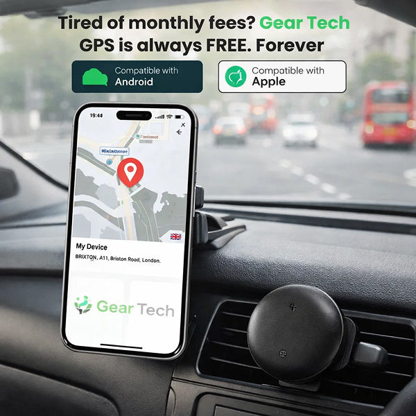 Portable GPS Tracking Device for Vehicles No Subscription Required Real-Time Locator for Cars Trucks Motorcycles iOS Android App Anti-Theft | Lonoma
