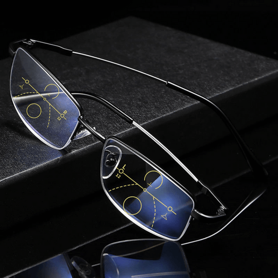 Progressive Reading Glasses Multifocal Lenses Blue Light Blocking Photochromic Transition Bifocal Eyeglasses Men Women Computer Screen | Lonoma