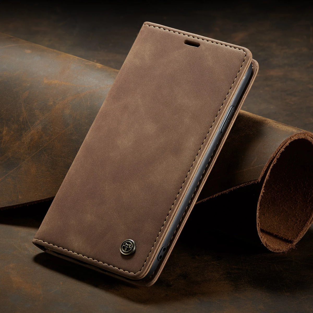 Magnetic Flip Wallet Phone Case for Samsung Galaxy with Card Slots and Kickstand Premium Faux Leather Folio Cover | Lonoma