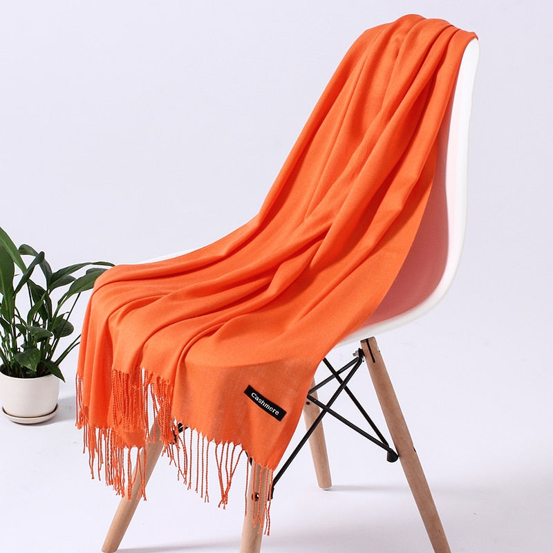 Women's Winter Scarf Soft Polyester Wrap Shawl Neck Warmer for Cold Weather Versatile Accessory for Daily Wear Office Outings | Lonoma